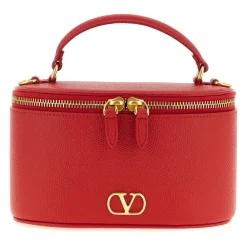 Toilettasker<Valentino Garavani VLogo Signature Mini Vanity Taske Rød