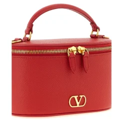 Toilettasker<Valentino Garavani VLogo Signature Mini Vanity Taske Rød
