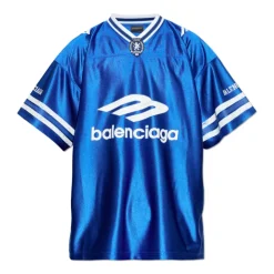 T-Shirts<Balenciaga V-neck T-shirt Blå