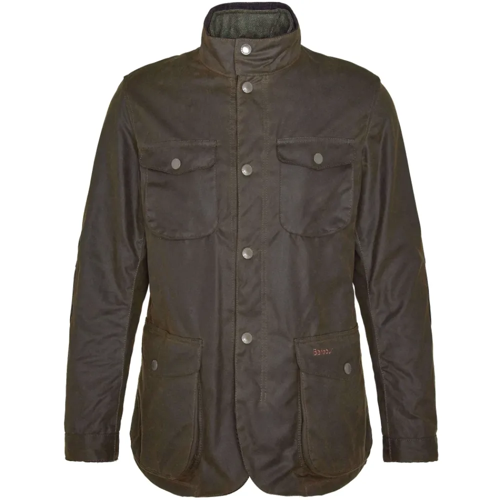 Jakker<Barbour Vokset Bomuld Ogston Jakke Grøn
