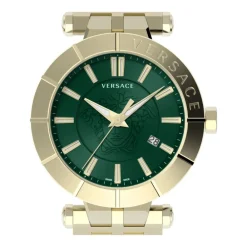 Ure<Versace V-RACE 43 RESTYLING Læderur Gul