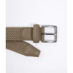 Bælter^Anderson's Vævet tekstilbælte Beige