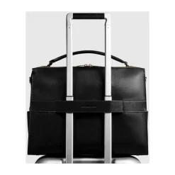 Laptop Tasker<Piquadro W140 Briefcase Sort