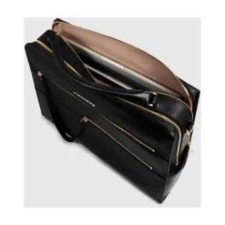 Laptop Tasker<Piquadro W140 Briefcase Sort