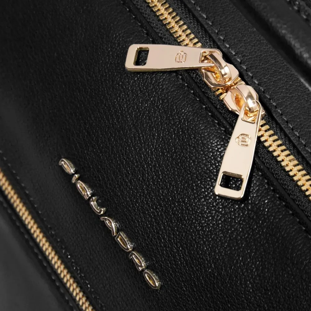 Laptop Tasker<Piquadro W140 Briefcase Sort