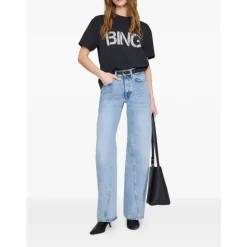 T-Shirts^Anine Bing Wagner Printed T-shirt Sort