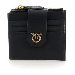 Punge & Kortholder^PINKO Wallet med Love Birds-spænde Sort