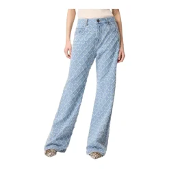 Jeans^PINKO WANDA Wide Leg Jeans Blå
