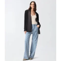 Jeans^PINKO WANDA Wide Leg Jeans Blå