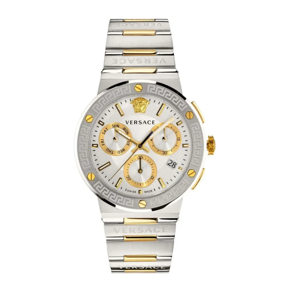 Ure<Versace Watch Greca Logo Chr Multifarvet