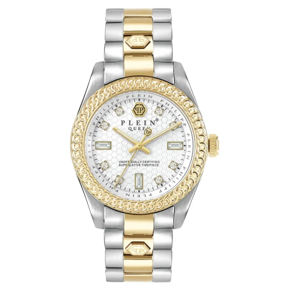Ure<Philipp Plein Watch Queen Crystal Hvid