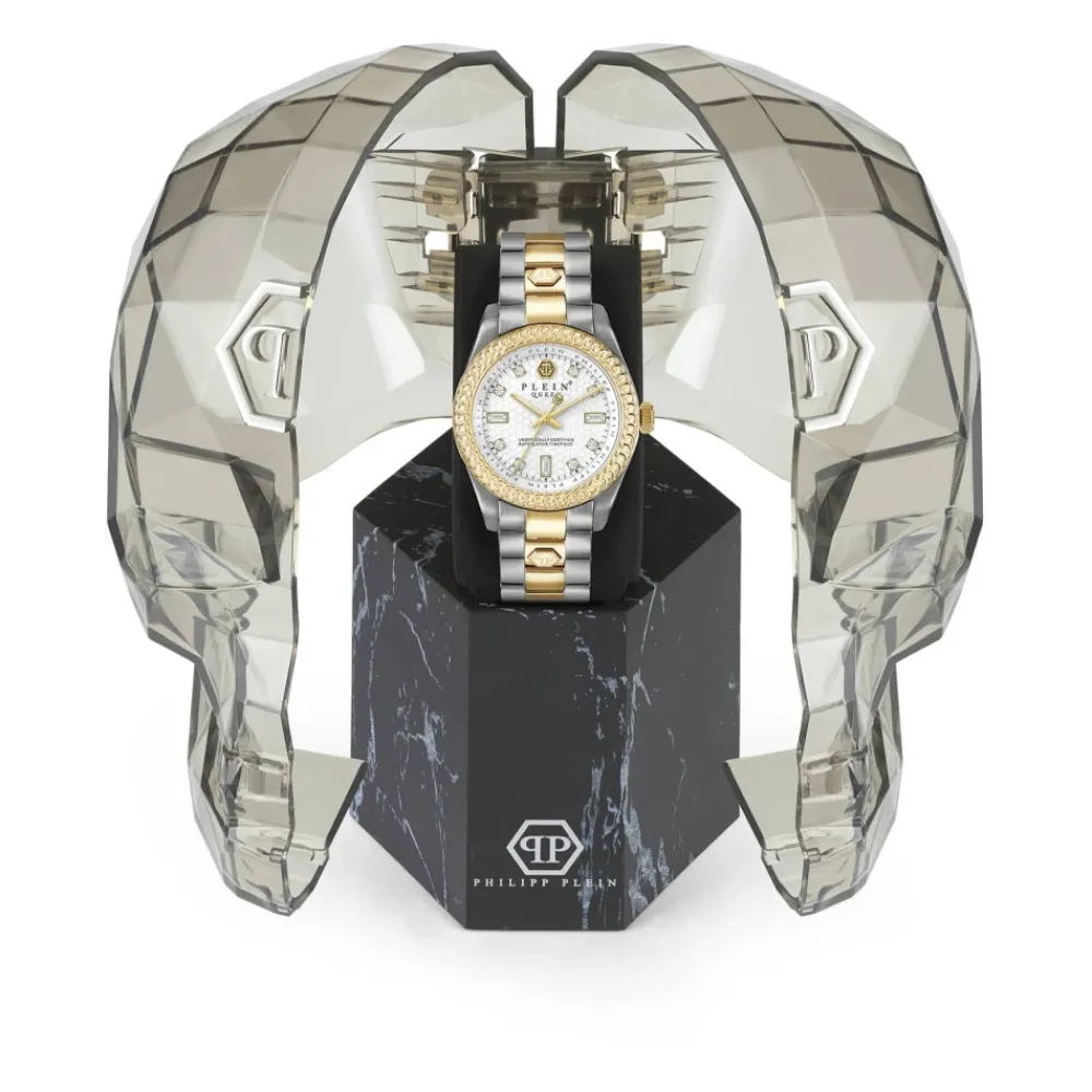 Ure<Philipp Plein Watch Queen Crystal Hvid