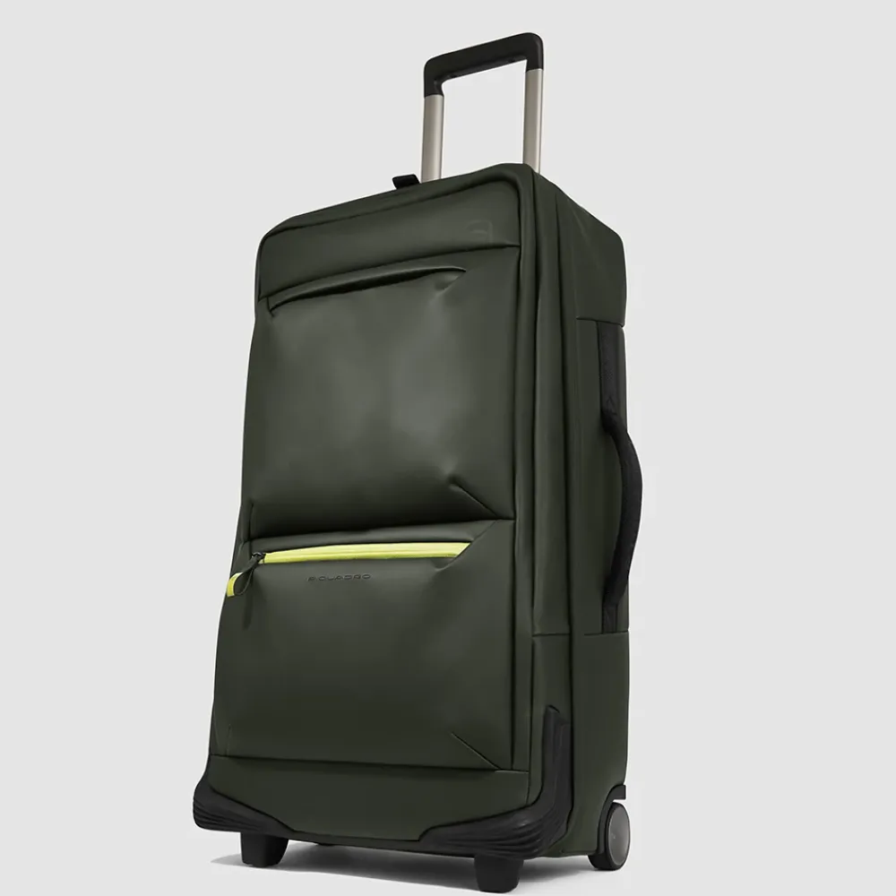 Kufferter<Piquadro Water resistant duffle bag with wheels Grøn