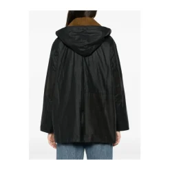 Jakker<Barbour Waxed Duffle Coat Sort
