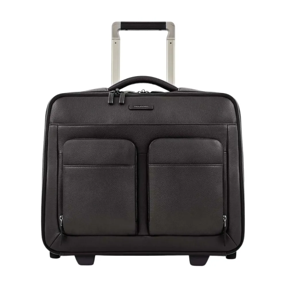 Kufferter^Piquadro Wheeled laptop bag 15,6 Sort