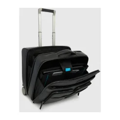 Kufferter^Piquadro Wheeled laptop bag 15,6 Sort