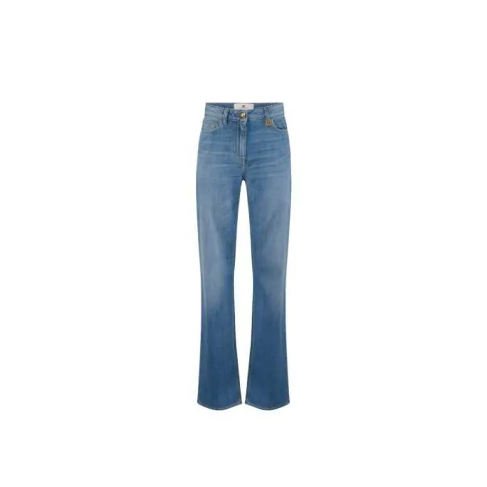 Jeans<Elisabetta Franchi Wide Jeans Blå