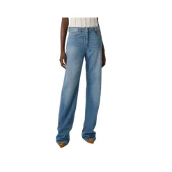 Jeans<Elisabetta Franchi Wide Jeans Blå