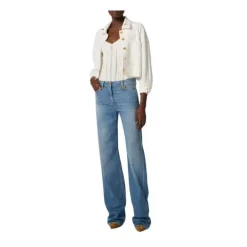 Jeans<Elisabetta Franchi Wide Jeans Blå