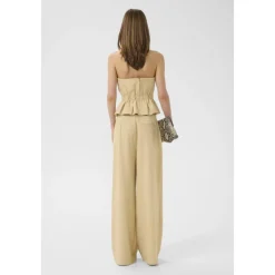Bukser^Gestuz Wide Trousers Gul