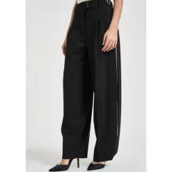 Bukser^Patrizia Pepe Wide Trousers Sort