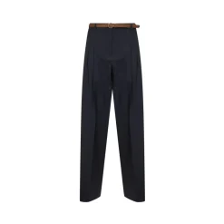Bukser<Max Mara Studio Wide Trousers Blå