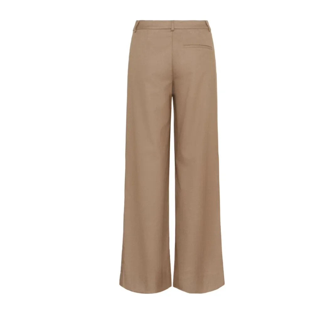 Bukser<Gestuz Wide Trousers Brun