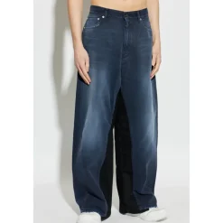 Jeans^Balenciaga Wide-Leg Jeans Blå