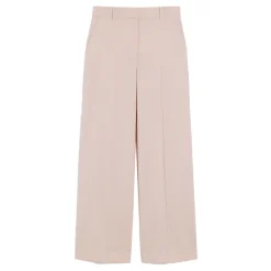 Bukser^Weekend Max Mara Wide-leg Palazzo Uldbukser Pink