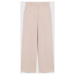 Bukser^Weekend Max Mara Wide-leg Palazzo Uldbukser Pink