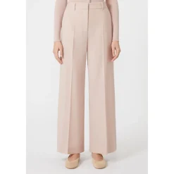 Bukser^Weekend Max Mara Wide-leg Palazzo Uldbukser Pink