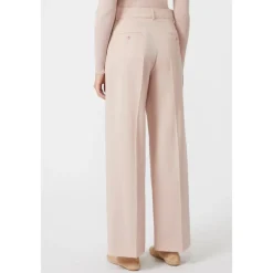 Bukser^Weekend Max Mara Wide-leg Palazzo Uldbukser Pink