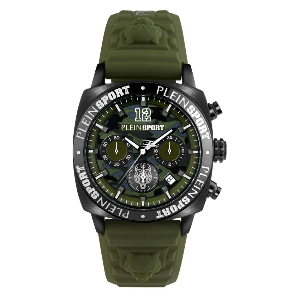Ure<Philipp Plein Wildcat Chrono 40mm Ur Grøn