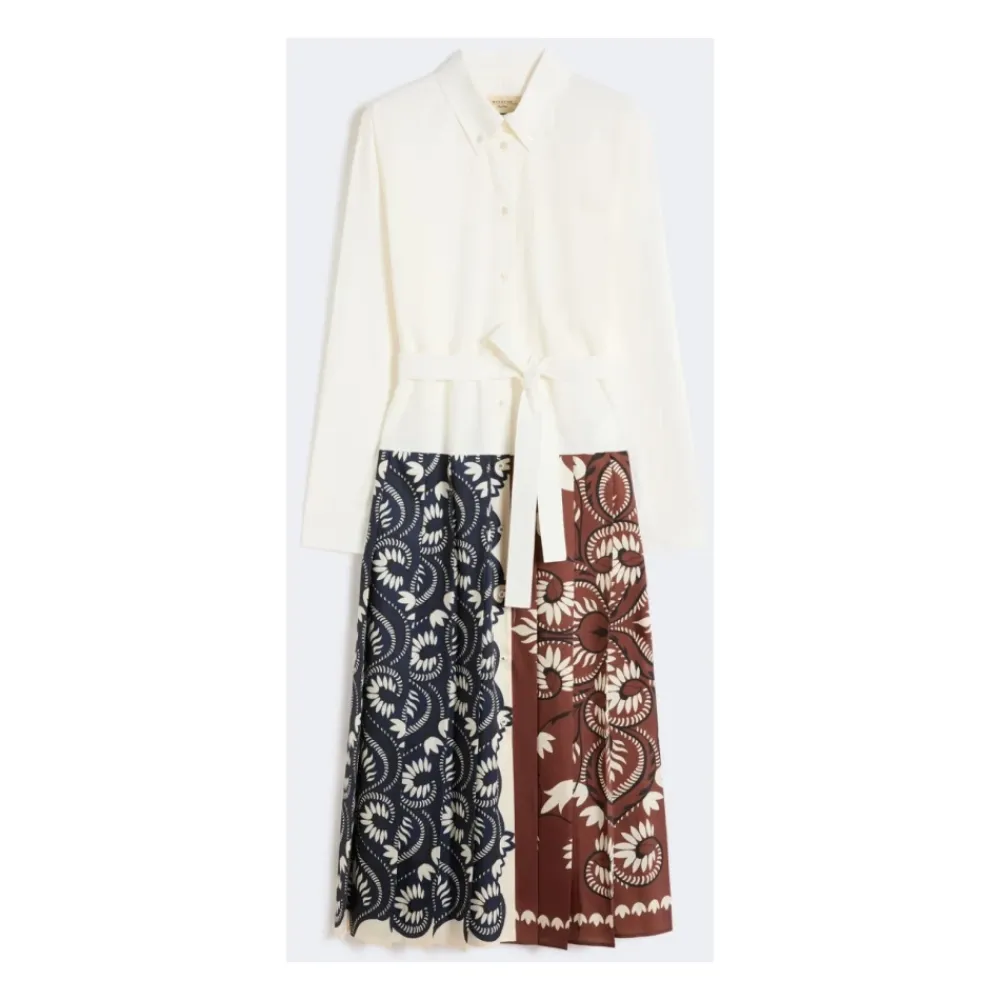 Kjoler^Weekend Max Mara Wkdondina Skjortekjole Hvid