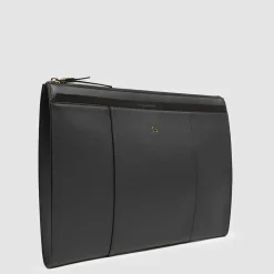 Laptop Tasker^Piquadro Women's clutch for laptop or iPad®Pro 12,9 Sort