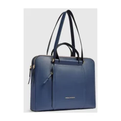 Laptop Tasker<Piquadro Women's laptop and Pad® bag with two dividers,RFID and shock absorbing protection Blå