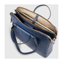 Laptop Tasker<Piquadro Women's laptop and Pad® bag with two dividers,RFID and shock absorbing protection Blå