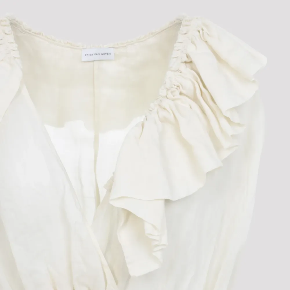 Bluser & Skjorter<Dries Van Noten Women's Topwear Clothing SS26 Beige