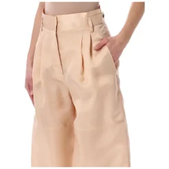 Bukser<Alberta Ferretti Women's Trousers Clothing SS26 Pink