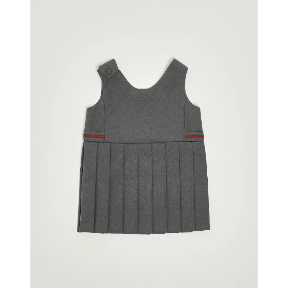 Kjoler & Nederdele^Gucci Wool Dress with Web Detail Grå