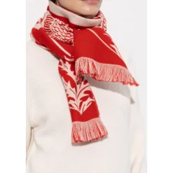 Halstørklæder Og Tørklæder^Burberry Wool Scarf Rød