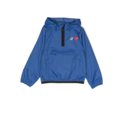 Overtøj<Comme des Garçons Play x K-Way Leon Hooded Rain Jacket Blå
