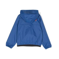 Overtøj<Comme des Garçons Play x K-Way Leon Hooded Rain Jacket Blå