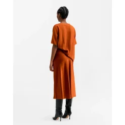 Bluser & Skjorter^Ahlvar Gallery Yoli silkebluse Brun
