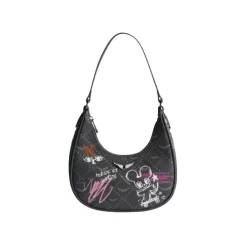 Skuldertasker<Zadig & Voltaire Z Night Out Monogram Tag Bag Grå