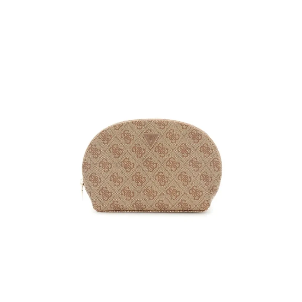 Toilettasker^Guess Zamira 4G Logo Toilettaske Beige