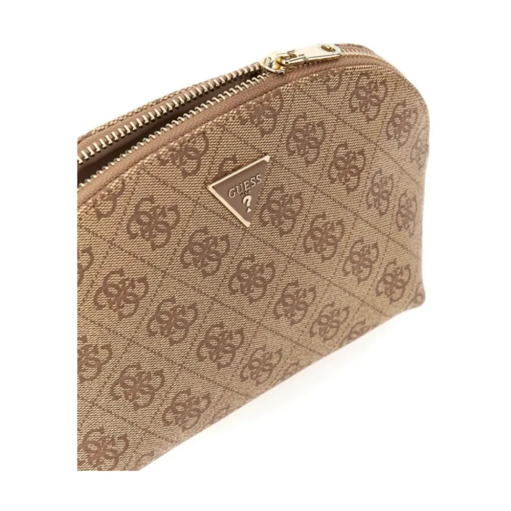 Toilettasker^Guess Zamira 4G Logo Toilettaske Beige
