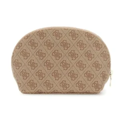 Toilettasker^Guess Zamira 4G Logo Toilettaske Beige