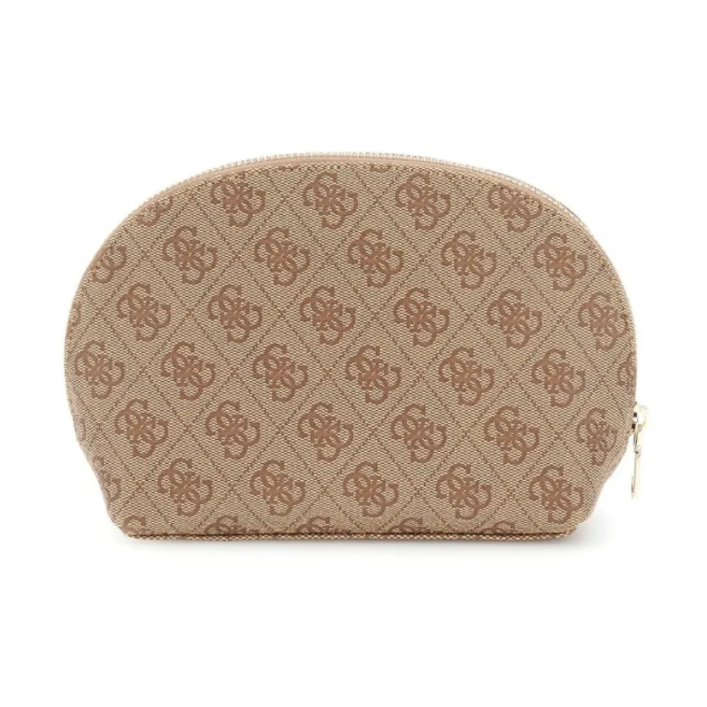 Toilettasker^Guess Zamira 4G Logo Toilettaske Beige