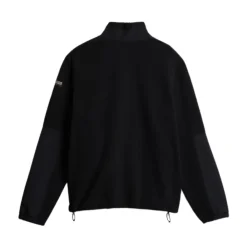 Fleece^Napapijri Zip-Up Fleece Jakke Streetwear Stil Sort